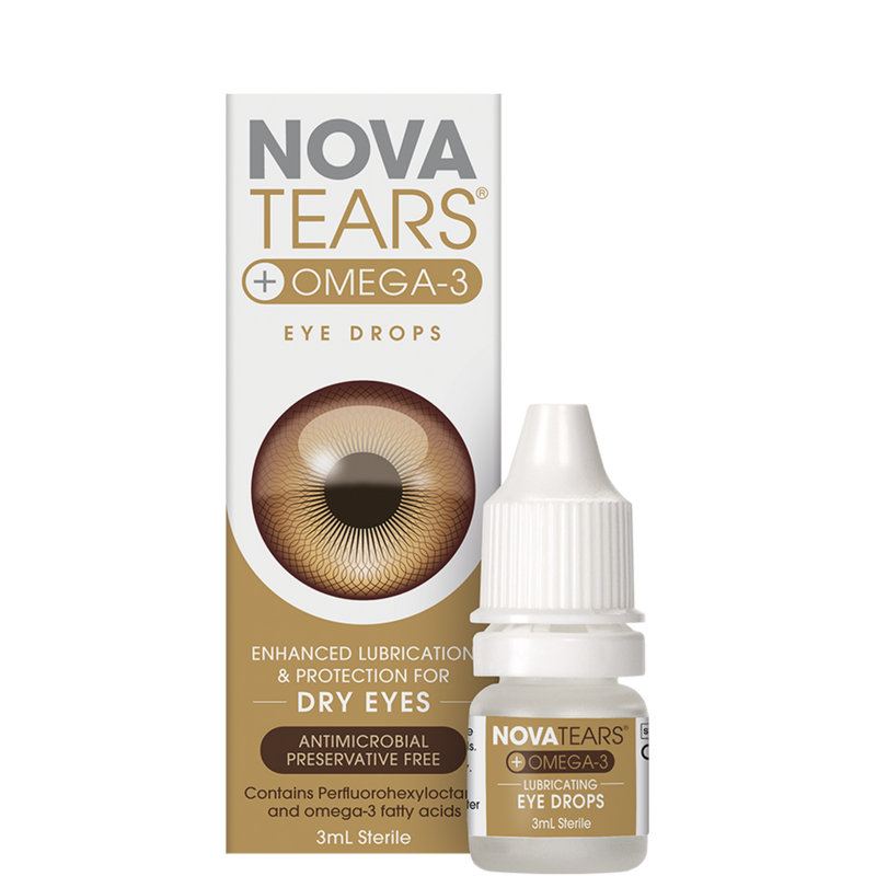 NovaTears®+ Omega 3 Eye Drops 3mL