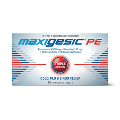 Maxigesic® PE Cold, Flu & Sinus Relief