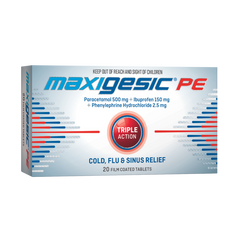 Maxigesic® PE Cold, Flu & Sinus Relief