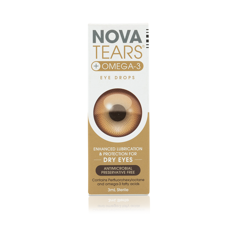 NovaTears®+ Omega-3 Eye Drops, 3mL