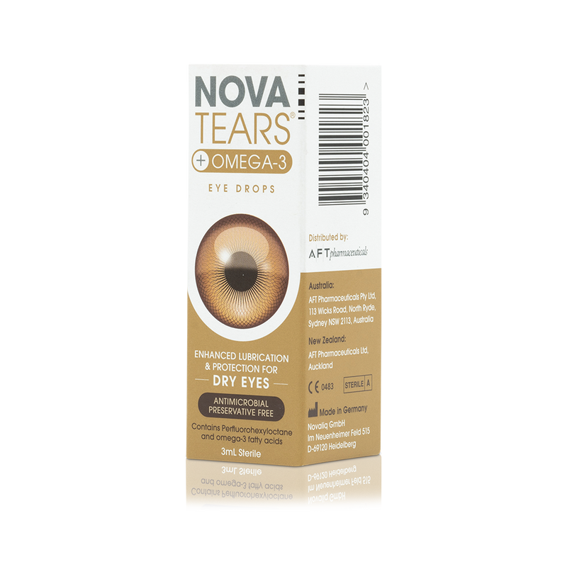 NovaTears®+ Omega-3 Eye Drops, 3mL