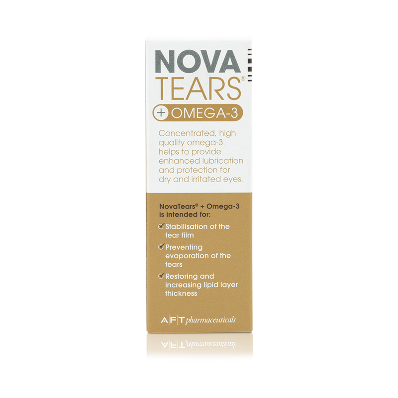 NovaTears®+ Omega-3 Eye Drops, 3mL