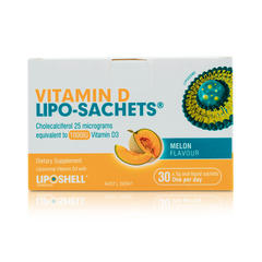 Vitamin D Lipo-Sachets® - Melon Flavoured - 1000IU